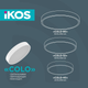 Светильник потолочный с пультом ДУ Ikos Colo 80W 2800-6500К IP20 0004-BLG - изображение 6