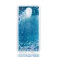 Чехол Glitter для Meizu M5 Note Бампер Жидкий блеск синий - изображение 1