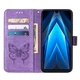 Чехол UniCase Butterfly Pattern для Tecno Pova Neo 2 (LG6n) - Light Purple - изображение 2