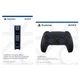 Комплект Геймпад Беспроводной Контроллер Sony PlayStation (PS5) DualSense Midnight Black + Зарядная станция Держатель для Геймпада Sony DualSense Charging Station - изображение 1