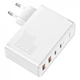 Зарядний Пристрій Baseus GaN2 Pro Quick Charger 2USB / 2Type-C / QC 4.0 + PD 3.0 100W / 5A + Кабель Type-C to Typc-C 100W / 5A / 1M (CCGAN2P-L02) White - зображення 5