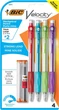 Набір механічних олівців BIC Velocity Original Mechanical Pencil з додотковими стержями, резинками (MVP41-Blk) (B0024EG6G2) - зображення 1