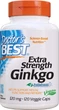 Натуральна добавка Гінкго Білоба Doctor's Best Extra Strength Ginkgo 120 мг 120 капсул - зображення 4