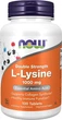 Амінокислота L-лізин Now Foods L-Lysine 1000 мг 100 таблеток - зображення 1