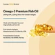 Жирні кислоти California Gold Nutrition Omega-3 Premium Fish Oil DHA 100 капсул - зображення 7