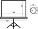 Екран для проектора Overmax Tripod Screen 60 - зображення 2