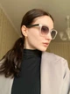 Сонцезахисні окуляри жіночі Dackor 027 White - зображення 3