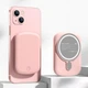 УМБ магнітний павербанк бездротове зарядне MagSafe Power Bank Battery Pack 5000mAh 20W Pink (10100) - зображення 1