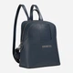 Plecak damski skórzany Bikkembergs Ivy BKZA00078M Niebieski (8052579032601) - obraz 1