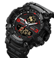 Чоловічий наручний годинник Skmei 1818 Black-Red спортивний з підсвічуванням - зображення 2