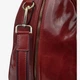 Сумка кожаная саквояж большая InBag Travel bag m01289 Темно-красный - изображение 7