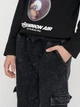 Детские спортивные штаны для мальчика Minoti nothing 7 38248JNR 98-104 см Черные (5063025029567) - изображение 4