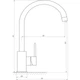 Смеситель для кухни TOPAZ BARTS TB 07403-H36-BL, Кухонные смесители Topaz - изображение 7