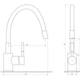Смеситель для кухни Globus Lux LAZER GLLR-0203S-BG15 - изображение 8