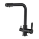 Смеситель для кухни с подключением фильтрованной воды Globus Lux LAZER GLLR-0444-10-BB Черный - изображение 1