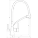 Смеситель для кухни под осмос Globus Lux LAZER GLLR-0700-10-BB - изображение 8