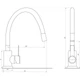 Смеситель для кухни Globus Lux WIEN SUS2-203SG - изображение 4