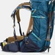 Туристичний Рюкзак для Трекінгу FORCLAZ MT500 Air (50л + 10л) 65 x 35 x 35см з Дощовиком Синій - зображення 9