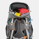Женский Туристический Рюкзак для Трекинга FORCLAZ MT500 (55л + 10л) 70x35x35см с Дождевиком Серый - изображение 10