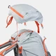Женский Туристический Рюкзак для Трекинга FORCLAZ MT900 (45л + 10л) 65 x35 x 30см с Дождевиком Серый - изображение 4