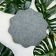 Набор из 3 круглых подставок под горячее 23*23 см Anthracite-1403 серый - изображение 1