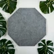 Набор из 3 восьмиугольных подставок под горячее 23*23 см Anthracite-1803 серый - изображение 2