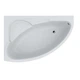 Ванна акрилова асиметрична FIONA 150x100 L + ноги + екран під ванну ( А0045121 ) - зображення 2