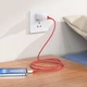 Кабель для зарядки и передачи данных hoco. X70 Ferry USB на Lightning, 1.0м/3.28ft ABS TPE нейлоновая оплетка, ток до 2.4A Red - изображение 2