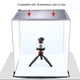 Фотобокс без подсветки Puluz PU5140 - 40 х 40 х 40 см + 5 фонов (бело-черный) - изображение 6