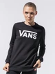 Свитшот женский Vans VN0A4S97BLK1 L Черный с принтом (193390777468) - изображение 1