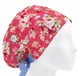 Медицинская шапочка женская HeadwearUniverse универсальная принт Розы на красном - изображение 1