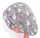 Медицинская шапочка женская HeadwearUniverse универсальная принт Цветочки разноцветные - изображение 2