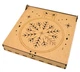 Коробка з 4 Осередками 21х21х3,2 см Подарункова Упаковка із МДФ Крафтова Дерев'яна Коробочка для Подарунка "Сніжинка" - зображення 2