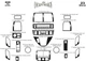 Накладка на панель приборов V-1 Темное дерево для BMW X5 E53 1999–2006 гг - изображение 3
