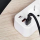 Мережевий фільтр з USB та Type-C-портами | Мережевий фільтр з USB-виходами для телефону | Hoco&nbsp;NS1 35511 - зображення 11