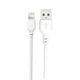 Кабель USB XO NB103 Lightning Quick Charge 2.1A white - изображение 1