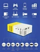 Мультимедійний портативний проектор YG300 з динаміком YG 300 White/Yellow - зображення 4