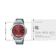 Мужские часы Casio MTP-VC01D-5E Оранжевый с серебристым Кварцевый механизм - изображение 2