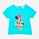Детская футболка для девочки Disney Minnie WE0013 67 см Бирюзовая (3609086619129) - изображение 1