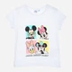 Детская футболка для девочки Disney Minnie WE0052 67 см Белая (3609086521934) - изображение 1