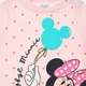 Детский летний комплект (футболка + шорты) для девочки Disney Minnie WE0055 80 см Темно-Розовый (3609086522115) - изображение 3