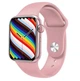 Розумний смарт годинник Smart Watch GS8 Mini 41mm смарт-годинник з магнітною зарядкою та функцією дзвінка рожевий - зображення 1