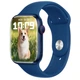 Умные смарт часы Smart Watch GS8 Pro Max 45mm смарт-часы с украинским языком и функцией звонка синие - изображение 1