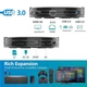 Смарт приставка - медиаплеер с пультом SmartBox OTT-HK1X3 4/32 Android 9.0 процессор Amlogic S905X3 4х ядерный - изображение 7