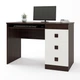Стол письменный Эверест Соната (110х55х75,5) венге темный + белый (EVR-2176) - изображение 1