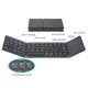 Бездротова клавіатура з тачпадом складана VHG B089 Foldable Bluetooth Keyboard Black - зображення 6