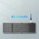 Бездротова клавіатура з тачпадом складана VHG B089 Foldable Bluetooth Keyboard Black - зображення 9