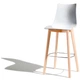 Барний стілець SCAB Design Zebra Natural Antishock 2810 White - зображення 2