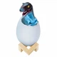Дитячий нічник світильник LED Динозаврик у Яйці 3D Dinosaur Lamp. RGB Настільна лампа акумуляторна серсорна - зображення 2