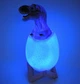 Дитячий нічник світильник LED Динозаврик у Яйці 3D Dinosaur Lamp. RGB Настільна лампа акумуляторна серсорна - зображення 9